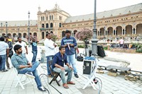 Mister Movie Working Photos